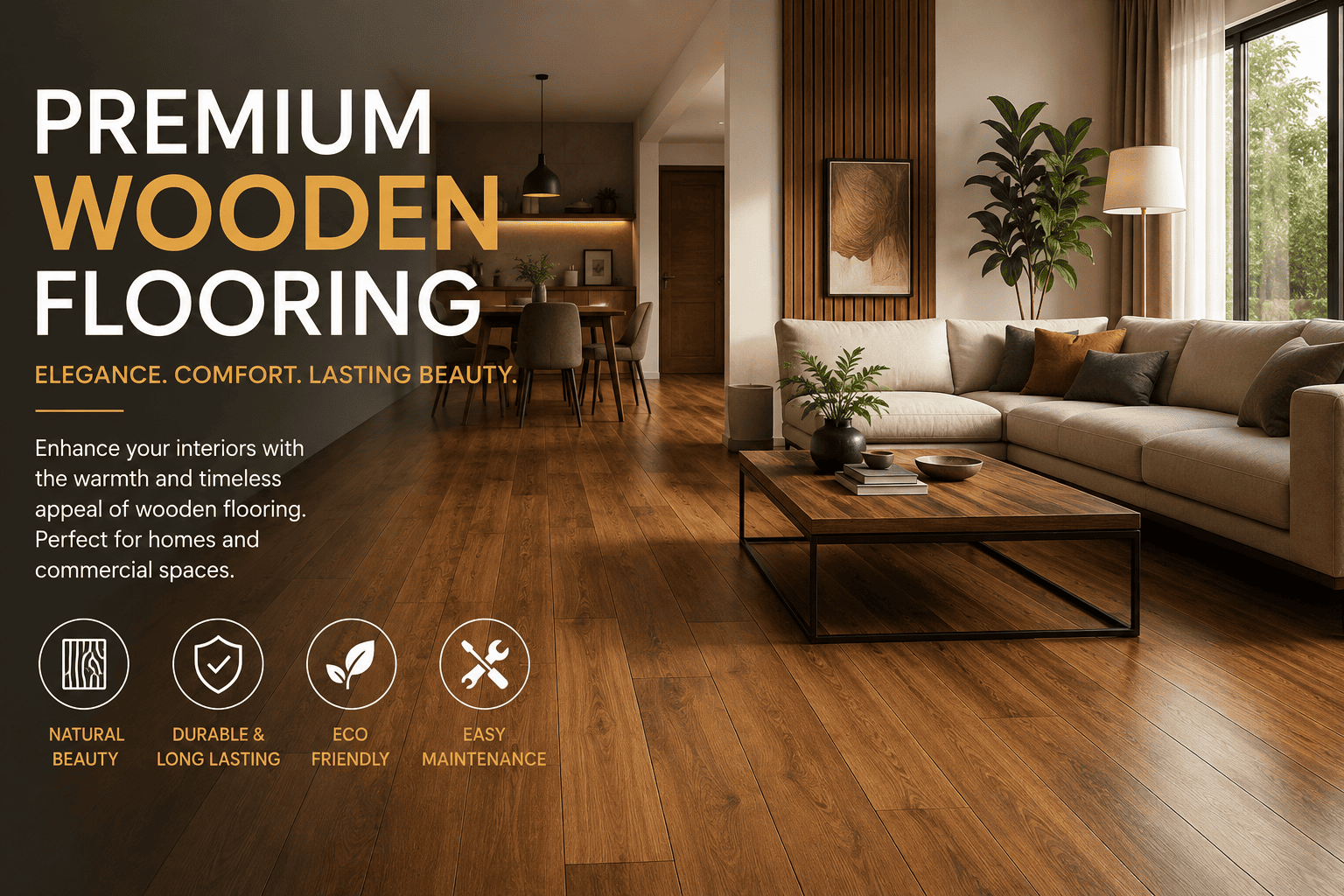 Premium Wooden Flooring Solutions for Beautiful Interiors