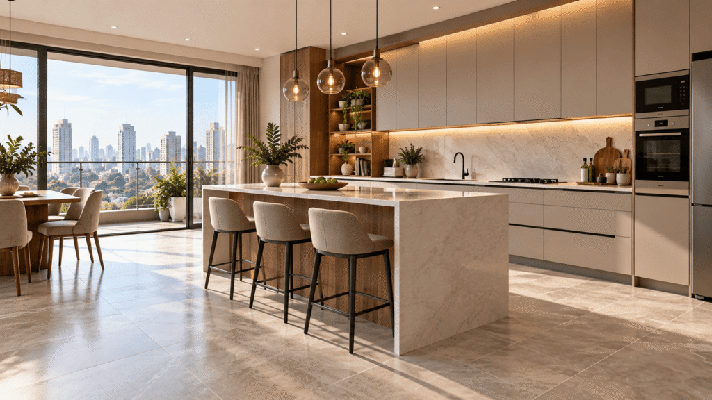 modern apartment kitchen