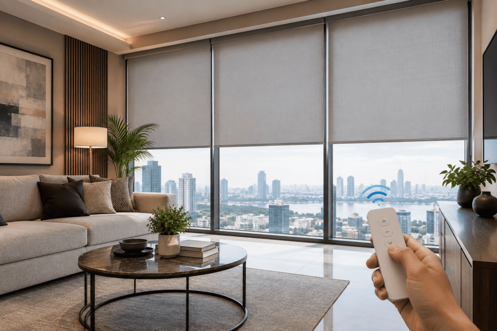 Motorized Blinds Mumbai – Smart & Convenient Window Solutions