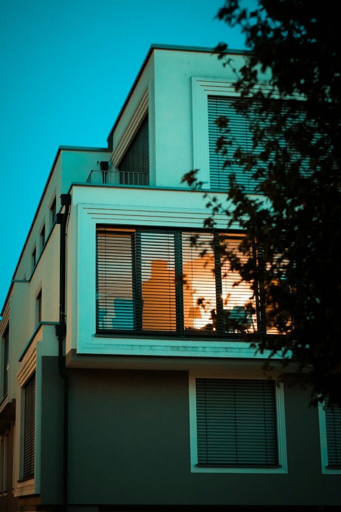 modern balcony blinds