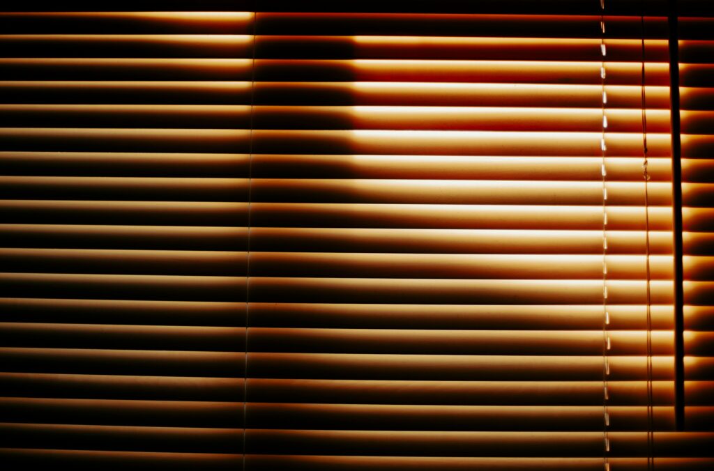 venetian blinds window interior