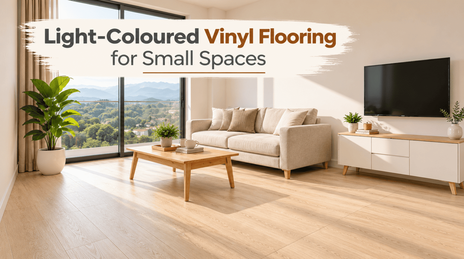 Light-Coloured Vinyl Flooring for Small Spaces