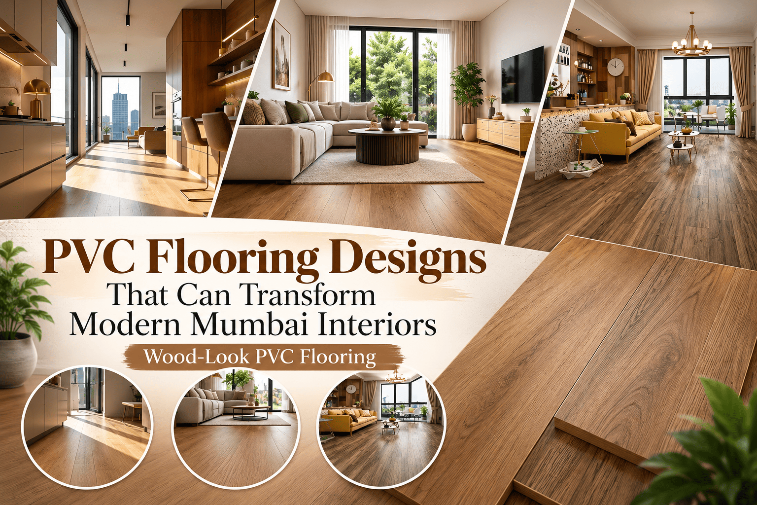Wood-Look PVC Flooring