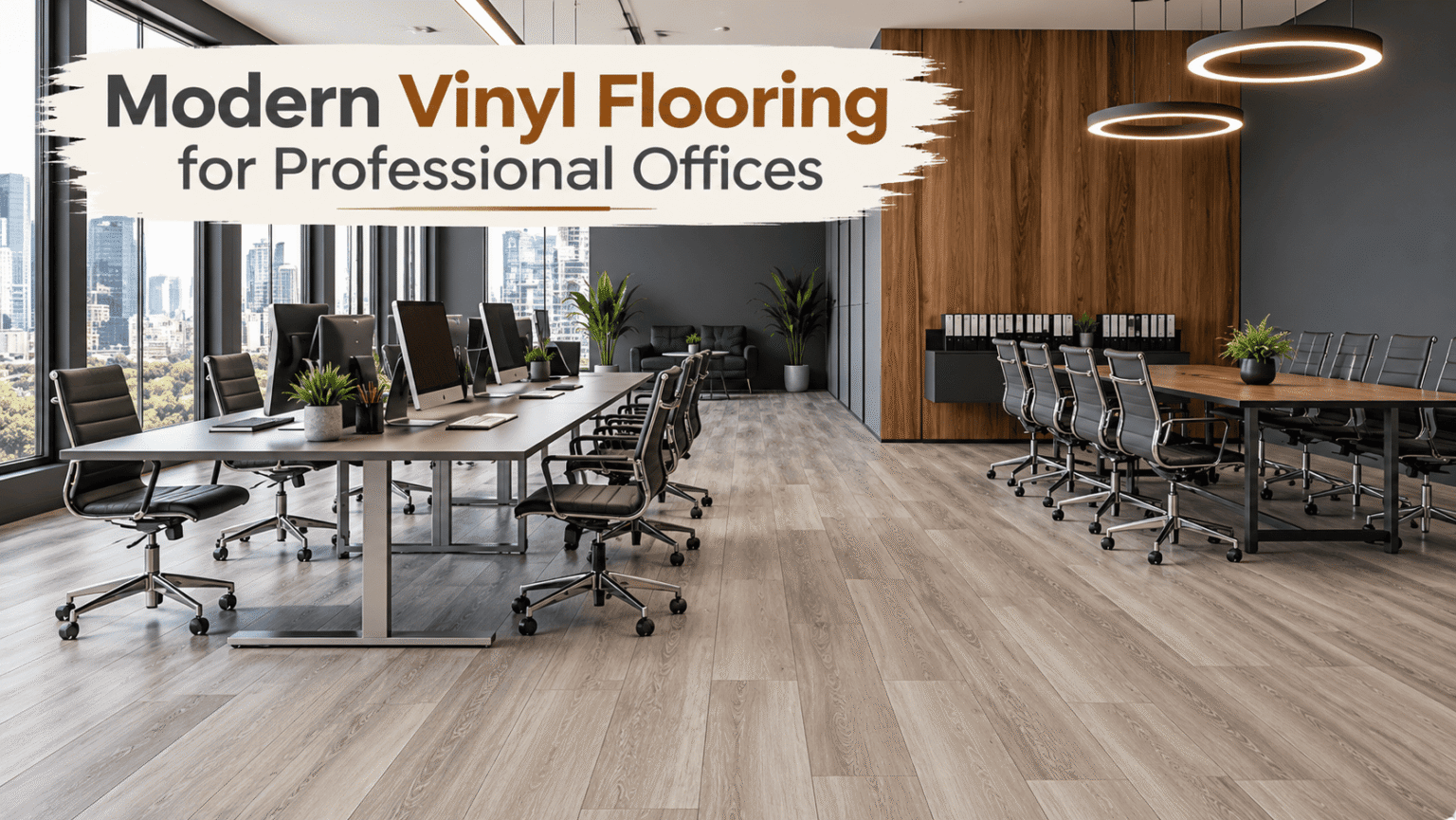 Modern Vinyl Flooring for Professional Offices