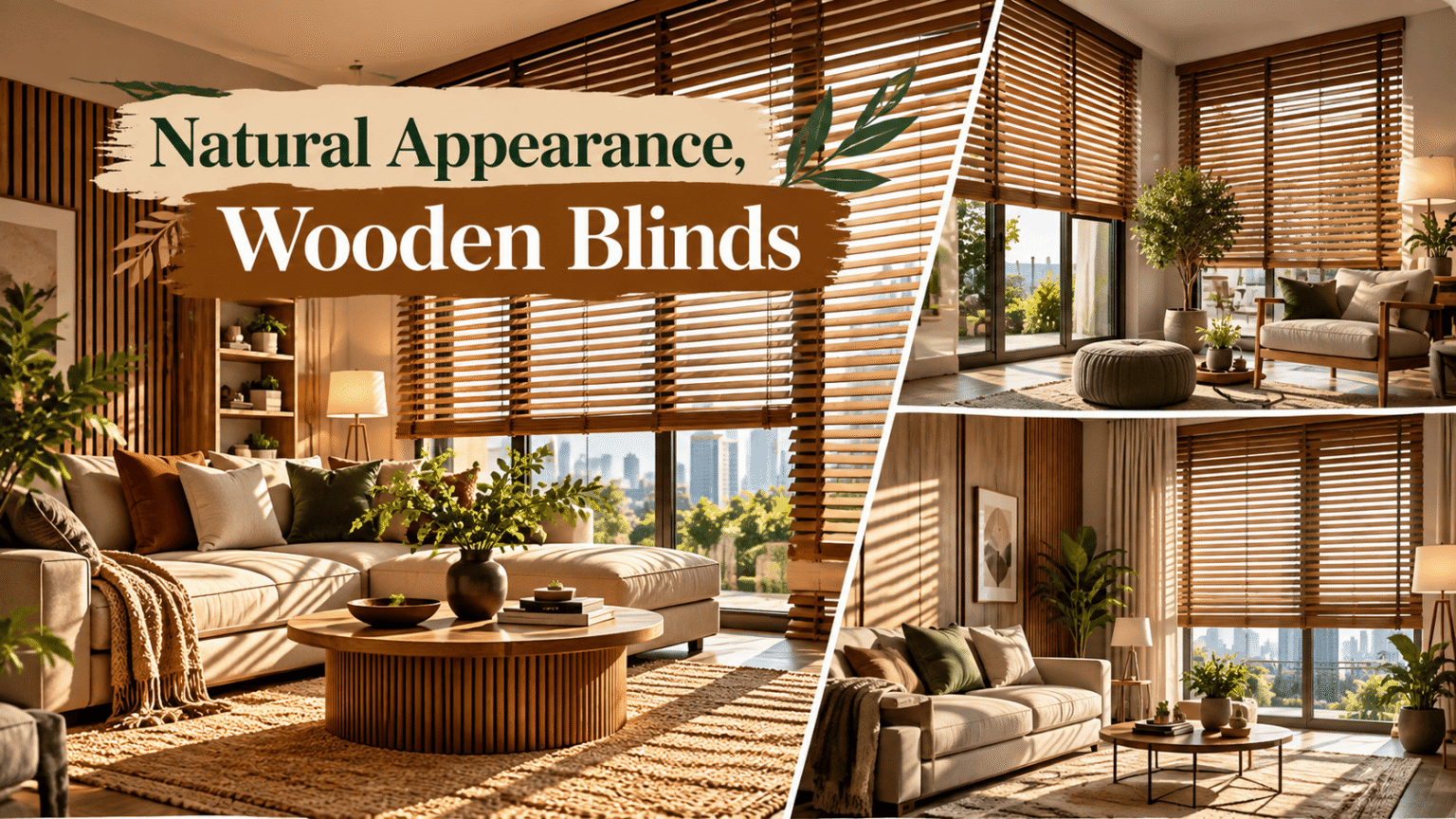 wooden blinds