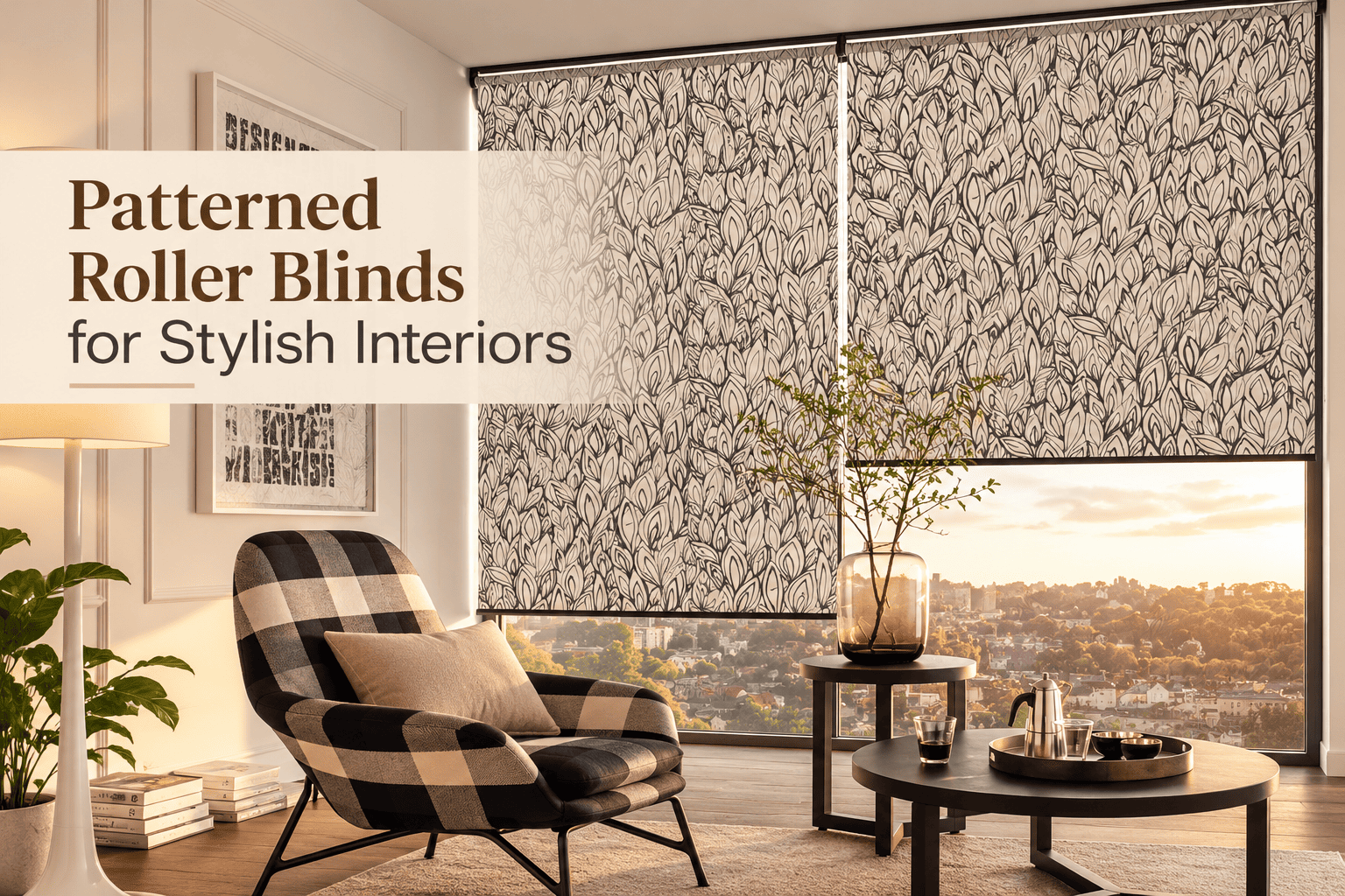 Patterned Roller Blinds for Stylish Interiors