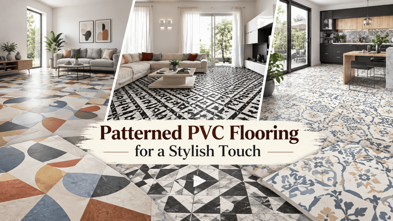 Patterned PVC Flooring for a Stylish Touch