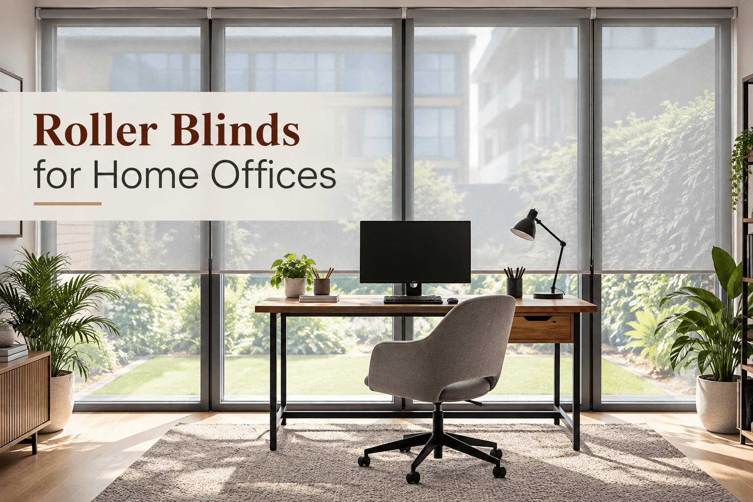 Roller Blinds for Home Offices