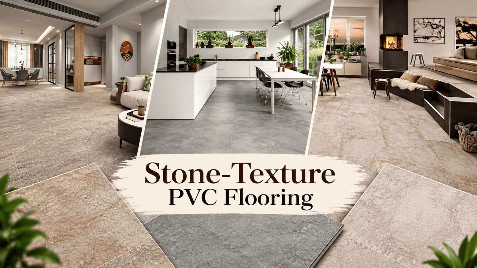 Stone-Texture PVC Flooring