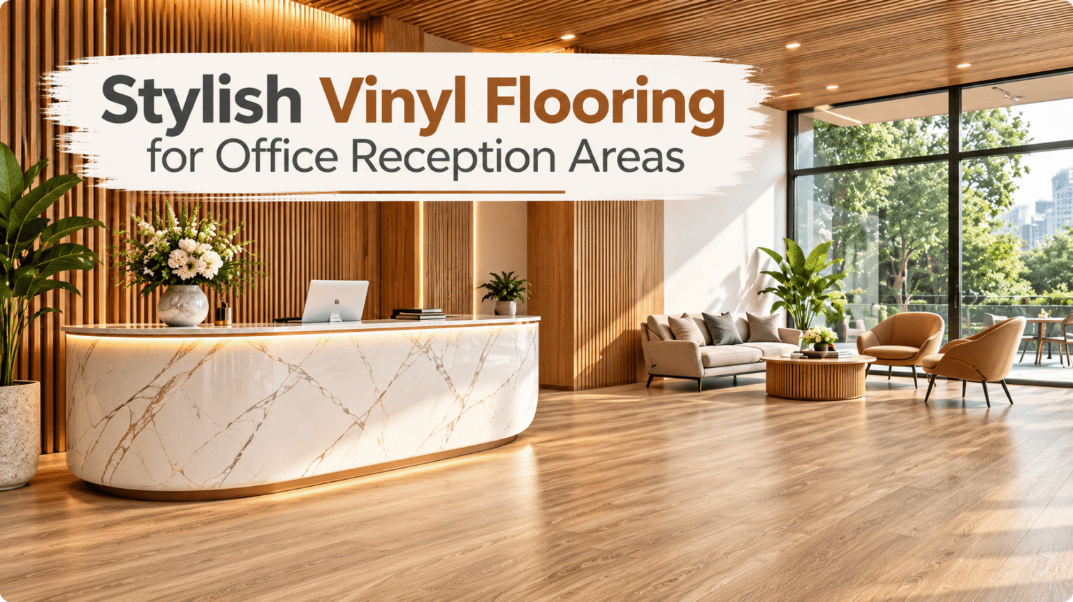 Stylish Vinyl Flooring for Office Reception Areas