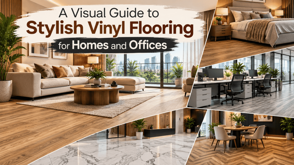 A Visual Guide to Stylish Vinyl Flooring for Homes and Offices